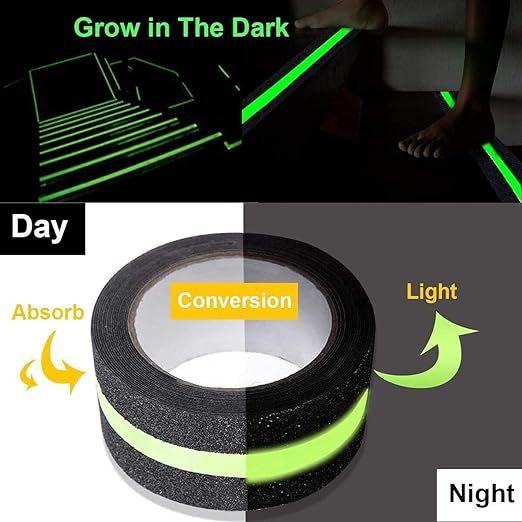 Anti Skid Tape Glow in the Dark (10 Meter)