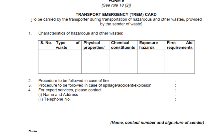 TREM CARD