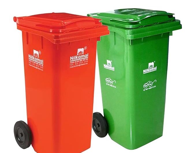 120 Ltr Wheel Garbage Dustbin