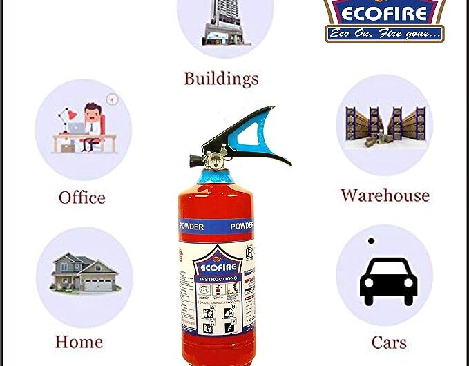 Eco Fire ABC Powder Type 2 Kg Fire Extinguisher (Red)