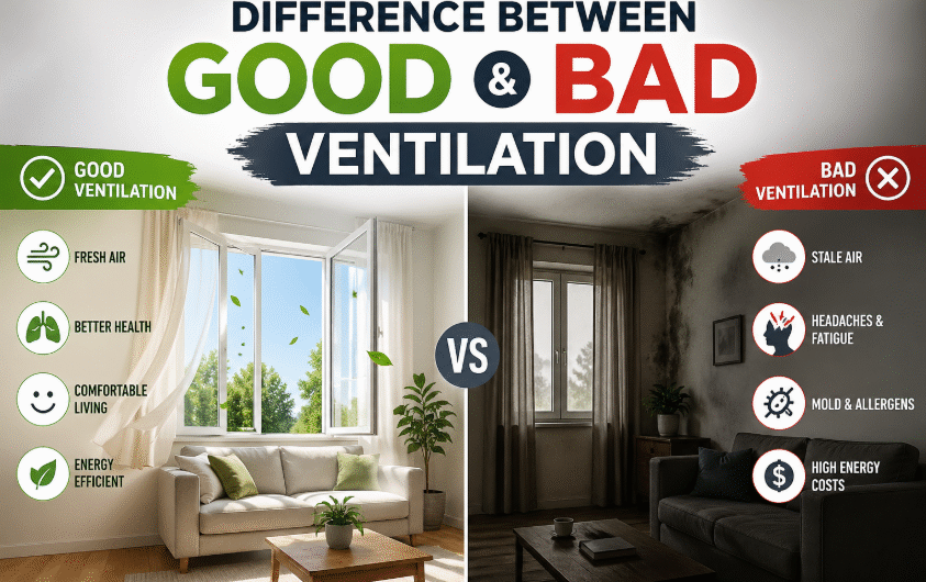 Difference Between Good and Bad Ventilation: Complete Guide for Healthier Living