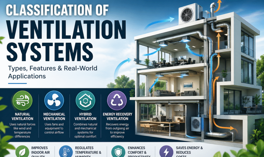 Classification of Ventilation Systems: Types, Features & Real-World Applications