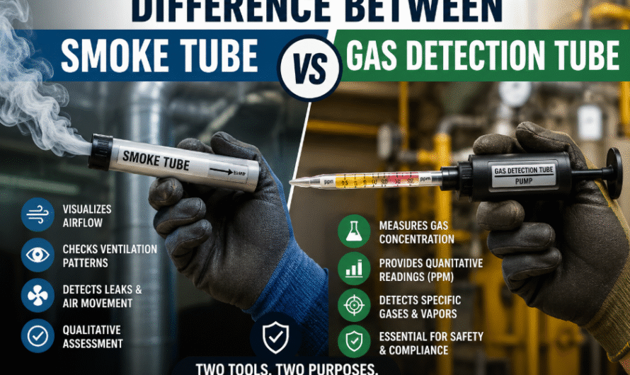 Difference Between Smoke Tube and Gas Detection Tube: Complete Industrial Safety Guide