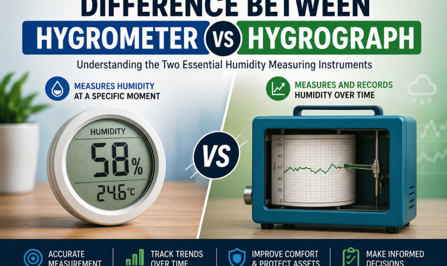 Difference Between Hygrometer and Hygrograph: Complete Guide to Humidity Measurement Instruments