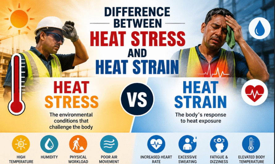 Difference Between Heat Stress and Heat Strain: Understanding the Key Differences for Workplace Safety