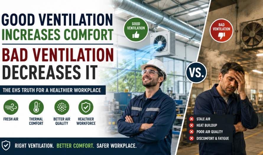 Good Ventilation Increases Comfort: The EHS Truth