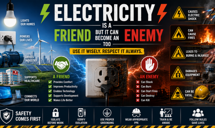 Electricity Is a Friend but Can Become an Enemy | Electrical Safety