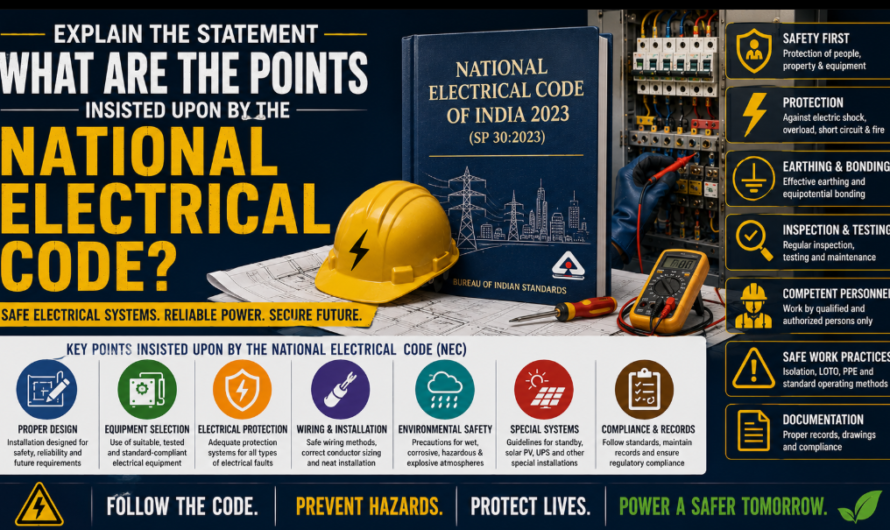 National Electrical Code of India: Key Safety Points Explained